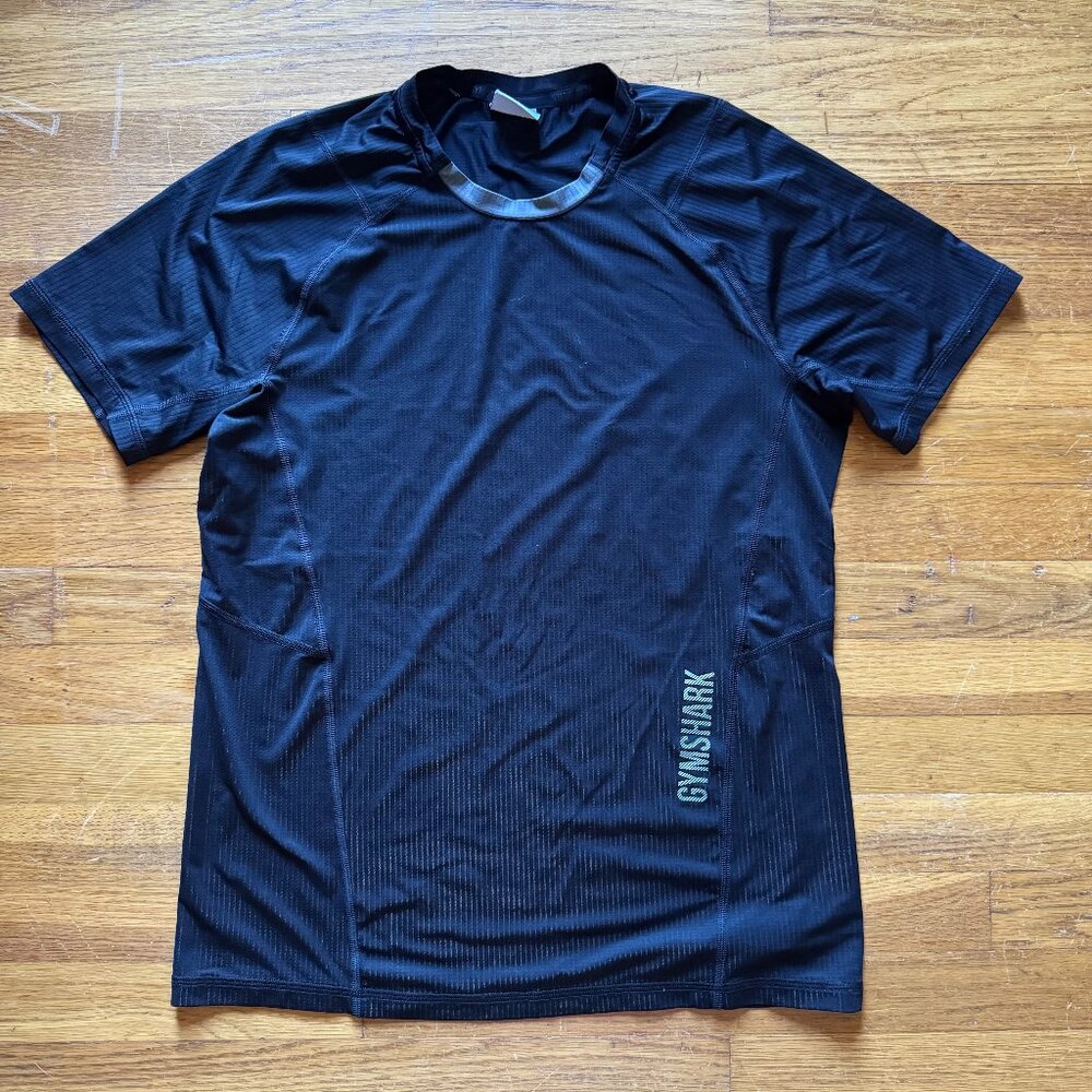 Gym Shark Black Workout Shirt
